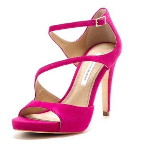DVF Diane Von Furstenburg Jujette Suede Sandal 8‎ - Picture 1 of 11
